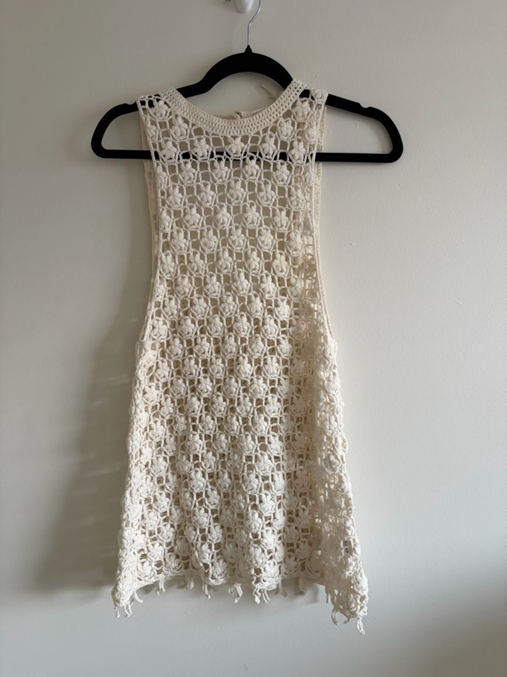 Kimchi Blue Open-Knit Crochet Dress beach cover up